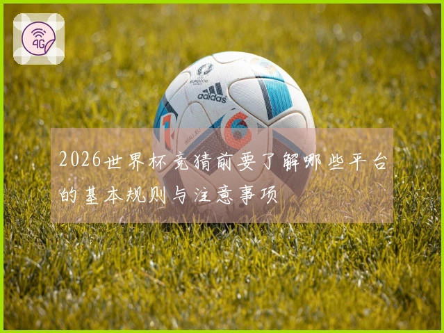 2026世界杯竞猜前要了解哪些平台的基本规则与注意事项