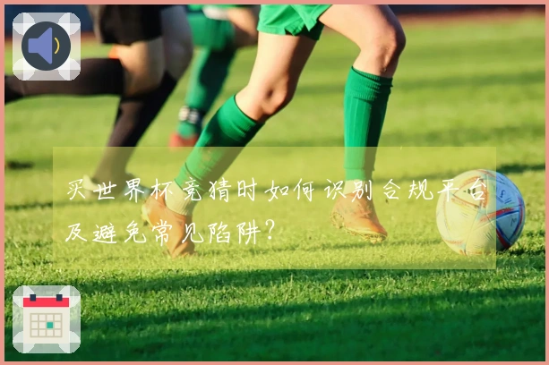买世界杯竞猜时如何识别合规平台及避免常见陷阱？